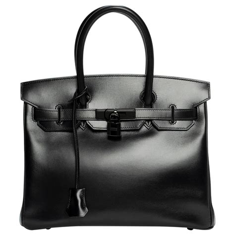 black leather hermes bag|hermes bag leather types.